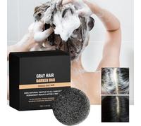 Generic Hair Darkening Shampoo Bar, Organic Gray Reverse Shampoo, Moisturizing & Nourishing, Anti Grey Bar For Shiny, Healthy Hair