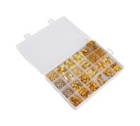 Generic Hair Dreadlocks Rings Hollow Out Leaves Snowflake Shells Alloy Hair Braiding Jewelry Coils Gold