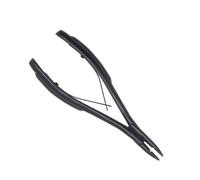 Generic Hair Extensions Plier Ergonomic Stainless Steel Gripper for Micro Links and Loops Ideal for Professional Hair Styling