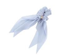 Generic Hair Rope Ponytail Holder 11.81x5.91x1.18 Inch Double-layer Cloth Elastic Hair Tie with Buckle Easy to Match Outfits Chic Style for Girl Friend and Colleagues Everyday Wear