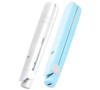 Generic Hair Straightener Compact and Curler, USB Mini Dual-Purpose Curling Iron for Quick Styling, Straight Hair, Beach Waves, Ceramic Glaze-Coated, Great for Travel, USB-C Charging