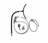Generic Hair Wash Nozzle Waterfall Shampoo Nozzle Shadow Rinse Attachment Sink Faucet Spray Head Metal Fixture Controlled Water Stream Easy mounting Suitable, Modern, Complete Set