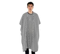 Generic Haircut Cape Stripe Hairdressing Cloth Wrap for Barber Gown - Durable Hair Styling Bib for Salon Pro Stylists - Perfect for Hair Coloring, Perming - Reusable Adult Hairdresser Gown for Salon