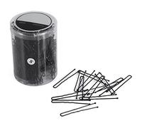 Generic Hairpins Clips Wavy U Shaped Hair Clamps for Styling Tools, 300PCS Black Waved Hair Clips 6 Types for Up-Dos, Buns for Professional Salon or Personal Use (S)