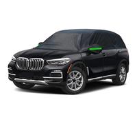 generic Half car cover Compatible with Jaguar I-Pace 2018-2025，Waterproof and snowproof， Sunroof Cover, Car Window Cover half car cover for winter（Black）