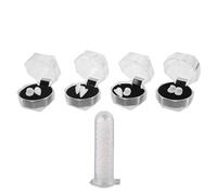 Generic Halloween Party False Teeth Set Vivid Cosplay Dentures Props for Halloween Christmas Carnival Decoration for Adults and Kids 4 Pairs Fake Teeth