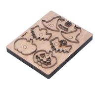 Generic Halloween Theme Leather Cutting Die Efficiently Cuts Handicrafts for Layered Fabric, Leather, and Clay 7.3x5.9x0.9in for Halloween Fans