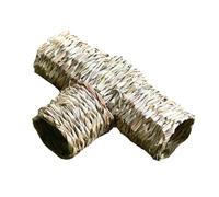 Generic Hamster Nest and Tunnel 12x32x22cm Natural Grass Hideout for Small Pets Hamster Playground Supply and Activity Tube for Mice