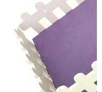 Generic Hamtster White PVC Platform Washable Detachable Easy to Install for Dwarf Hamsters Golden Bears Sugar Gliders (Purple Background)