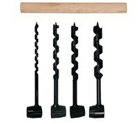 Generic Hand Auger Drill, Heat Treated High Carbon Steel Self Tapping Screw Tip for Woodworking Shelter Building
