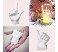 Generic Hand Casting Kit, Hand Casting Kit Couples with Base Mold Couples with a Comprehensive Set of Materials Including Powders and Tools, DIY Mold for