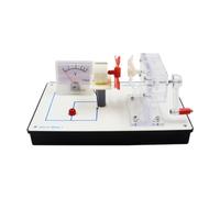 Generic Hand Cranked Generator with Light Bulb Science Experiment Kit for Classroom Use, 20.5cmx17.5cmx9.6cm