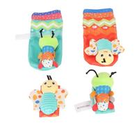 Generic Hand Feet for Children, Cute Soft Sound Paper Pantoing Pumps of Wrist Touch for The House for The Newborn House (Type 1)