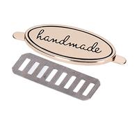 Generic Hand Made Labels Material for Doll Cloth, 5 Sets of Exquisite Tags for DIY Bags and Wallets (#3)