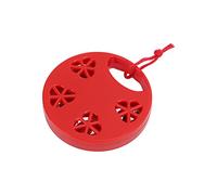 Generic Hand Tambourine Attractive Pretty Sound Music Toy for Children Performances Karaoke Red 1 Unit