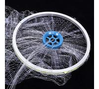 Generic Hand Throw Fishing Net with Strong Nylon and Steel, Perfect for Catching Small Fish in Oceans and Shallow Seas - /3.6m (#2)