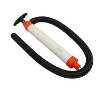 Generic Hand with Hose Hand Bilge Pump Shockproof Strong Drainage Capacity Portable Multipurpose for Fishing Boat (White)