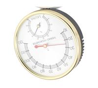 Generic Handcrafted Metal Sauna Hygro Thermometer High Precision Temperature and Humidity Gauge for Sauna Rooms and Warehouses Indoor Accessory