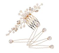 Generic Handcrafted Vintage Bridal Hair Clip Side Combs with Chinese Style Decorative Hair Accessories for Brides and Wedding Events