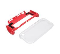 Generic Handheld Console Grip Protective Cover, Anti Slip Independent Lid ABS PC Handheld Console Dockable Case for Replacement (Red)