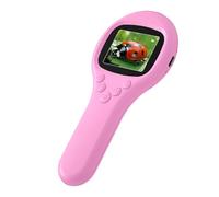 Generic Handheld Digital Microscope 4X Magnification with 6 LEDs 2.0 Inch Screen USB Connection for Skin, Hair, Plant Filaments for Parents, Collectors, Teachers 1MPLight Source