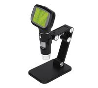 Generic Handheld Digital Microscope with IPS Screen, Portable Microscope for Taking Photos and Videos, 1600X Zoom Magnification, for Circuit Board Repair, Built-in Rechargeable Battery