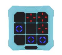 Generic Handheld Electric Puzzle Game Console Engaging Gameplay for Kid Educational Early Learning, Portable Puzzle Toy for Children (Blue)