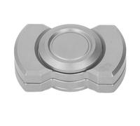 Generic Handheld Fidget Toy for Adults, Fidget Slider Toy Rotation Slider, Portable ADHD Autism Anxiety Stress Relief with Sensory Design, Ideal for Adult Anxiety ADHD ADD (Silver)