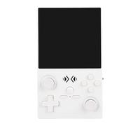 Generic Handheld Game Console Retro Gaming Console 4 Inch HD Screen WiFi Rechargeable Support for System Open Source Multi System Game Emulation for Gamers ABS (White)