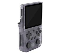 Generic Handheld Game Player Vintage 3.5 Inch Classic Electronic Game Player for Lovers, Ideal for and Adults with Tempered Film (Transparent Purple)