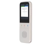 Generic Handheld Language Translator Device Real Time Smart WiFi Offline Translation 137 Online for Learning Foreign Languages, 2.4" Touch Screen for Making Friends (White)