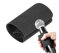 Generic Handheld Microphone Protector, Comfortable Universal Sleeve Elastic | Microphone Cover Recording Accessories Lightweight for Business Students Bloggers The Ouderly Teachers