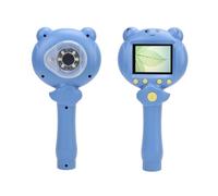 Generic Handheld Microscope for Kids 48MP with 2.0inch Eye Friendly Screen for Nature Observation for Young Scientists (Blue)