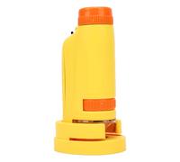 Generic Handheld Microscope for Kids Versatile Zoom Capability with LED Light 4 Specimens for Educational Science Tool (Yellow)