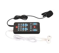 Generic Handheld Multifunctional Voice Changer with 8 Sound Effects for Fun Voice Disguise in Games for Phone Tablet Black