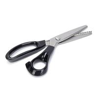 Generic Handheld Paper Edge Scissor Durable Stainless Steel Scissor for Sewing and Crafting Household Use 9.1 X 3.5in