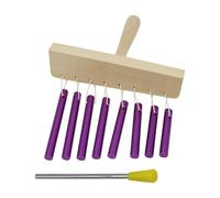 Generic Handheld Wind Chime Percussion Tool for Classroom and Yoga Activities, Purple