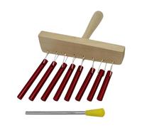 Generic Handheld Wind Chime Percussion Tool for Classroom and Yoga Activities, Red