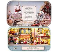 Generic Handmade House Model with Furniture Kit Charming Dollhouse Kit Fun Relaxing DIY Journey Suitable for People Older Than 14 Memorable Craft Present (Genericqi39721pkb-221125GW01-4)