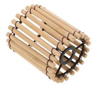Generic Handmade Small Bamboo Lampshade 6x7cm, Creative Woven Hanging Light Shade Cover for Indoor Household Use, Wear-Resistant Bamboo Light Cover for Home Decor