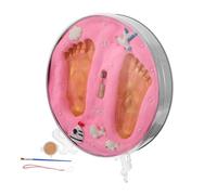 Generic Handprint Mud Ornament Ornaments for Picture Frame Decorations Photo Frame Registry for Painted Plaster Statue Prints Hands and Feet Iron Pink
