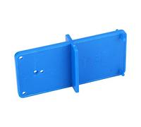 Generic Handy Hinge Hole Opener Drilling Guide Locator for Easy Installation of Door Hinge for Homeowners Blue Plastic 2pcs Hole Guide