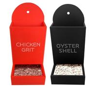Generic Hanging Chicken Feeder Precision Nutrition Automatic Chicken Feeder No Waste Design Fence Feeder Wide Mouth Chicken Coop Accessories