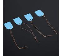 Generic Hanging Flower Label Marker Signs 200pcs Reusable PVC Tags for Garden Pots and Seed Trays (Blue)