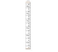 Generic Hanging Height Growth Chart Ruler with Rope 2 Meter for Made of Pine Wood Waterproof and Environmental Wall Decoration for Room Height Measurement