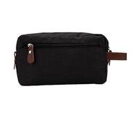 Generic Hanging Toiletry Organizer Bag with Multiple Compartments for Travel and Home Use Oxford Cloth 25x9x15cm (Black)