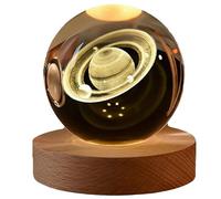 Generic Happy Light Sphere, Calming Stellar Spheres Starry Sky Crystal Ball Nightlight, 6cm, 7 Color Changing, LED, Glass, Blue