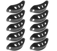 Generic Hard Hat Chin Pads 10pcs Black TPR Soft Cushion Attachment with Chin Strap Fixation for Motorcycle Helmets