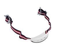 Generic Hard Hat Chin Strap Detachable White Safety Sling for Helmet Lower Jaw Construction Workwear 1 Strip