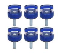 Generic Hard Top Arrow Storage Case Fasteners, Hard Top Quick Removal Fastener Removal Thumb Screw Convenient 6PCS Billet Aluminum for JK JLU, JT 2dr and Unlimited 4dr 2007-2018 (Blue)